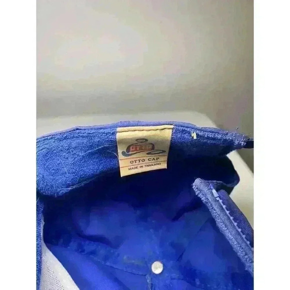 Vintage 80s Mount St. Helens Souvenir Travel Hat Blue Used Nostalgic - Picture 9 of 12